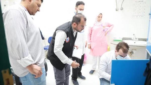 إنشاء عيادة للتأمين الصحي بمستشفى الحمام