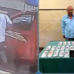 سقوط لص سرق أموالاً من سيارة في البحيرة