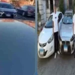 ضبط المتهمين بالاستعراض بسيارات في بحيرة