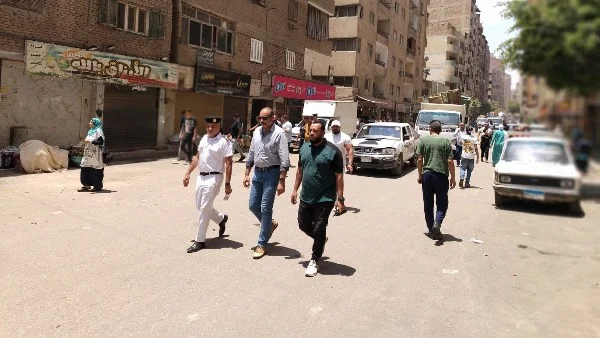 رفع 123 إشغالاً في شارع الدكتور لاشين بالهرم