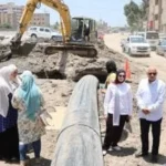 تحديث خط طرد العبور في المنصورة لتعزيز خدمات الصرف الصحي