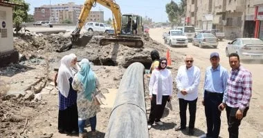 تحديث خط طرد العبور في المنصورة لتعزيز خدمات الصرف الصحي