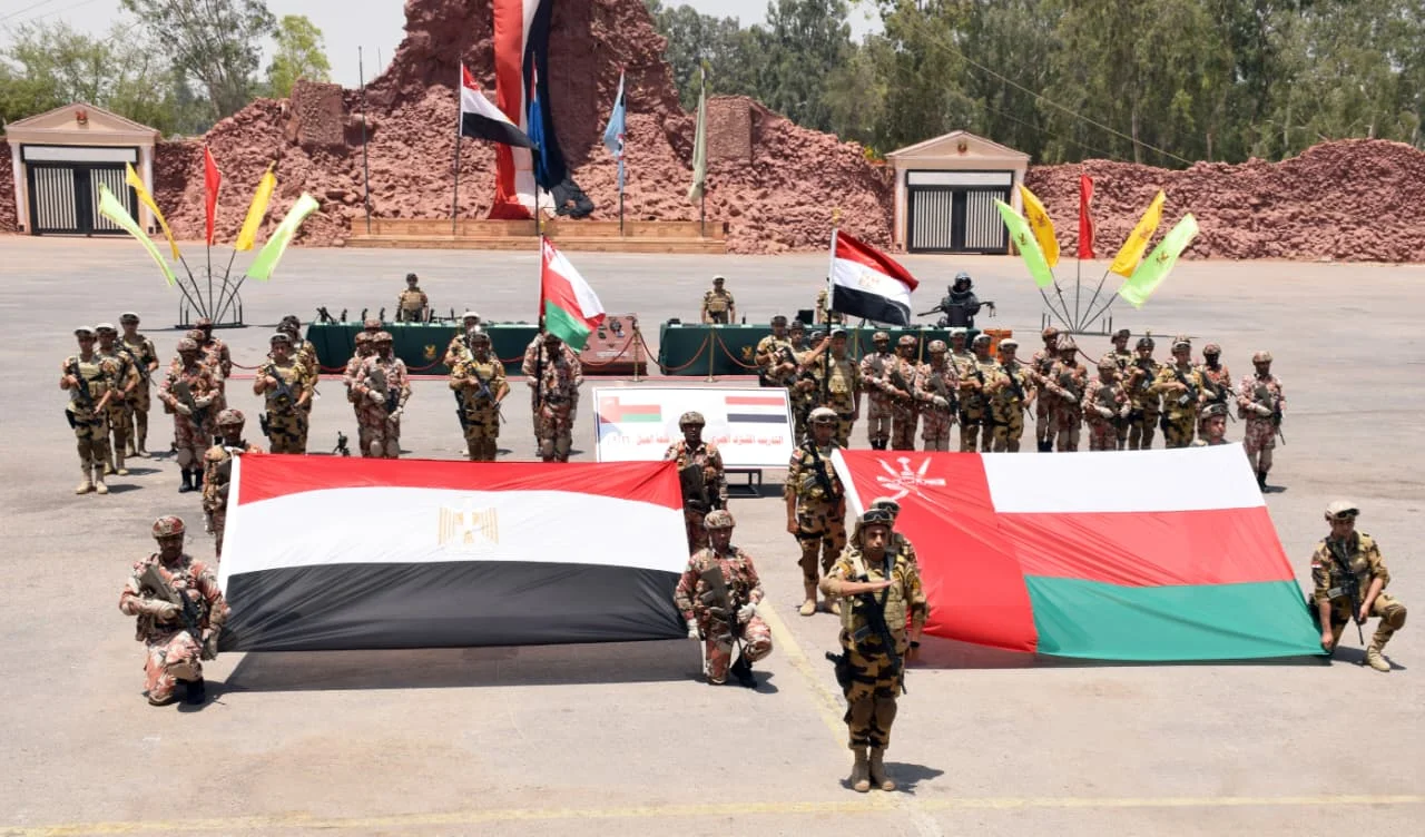 انطلاق التدريب المشترك المصري العماني (قلعة الجبل-2)