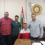 تكريم بطل الكاراتيه العالمي في الدقهلية