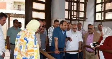 متابعة ميدانية لعمل رئيس مياه الشرب بالجيزة