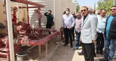 تفقد محافظ سوهاج مصنع تدوير المخلفات بدار السلام
