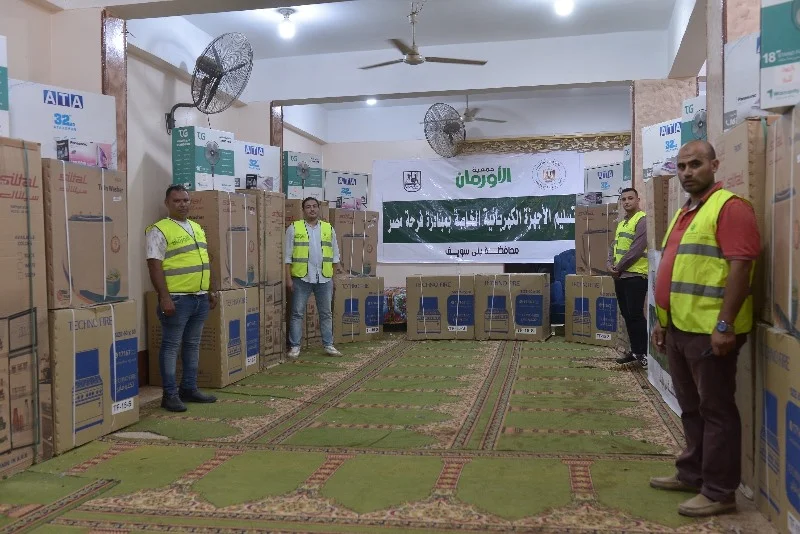 زواج 24 عروسة من اليتيمات في بني سويف