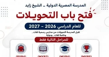 فتح باب التحويلات في المدرسة المصرية الدولية