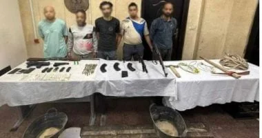 ضبط شبكة للتنقيب عن الآثار بالقاهرة