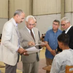 تفقد رئيس جامعة المنيا لامتحانات علوم الرياضة والآداب