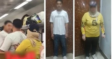 مشاجرة بين سيدة ورجل داخل قطار بسبب مقعد
