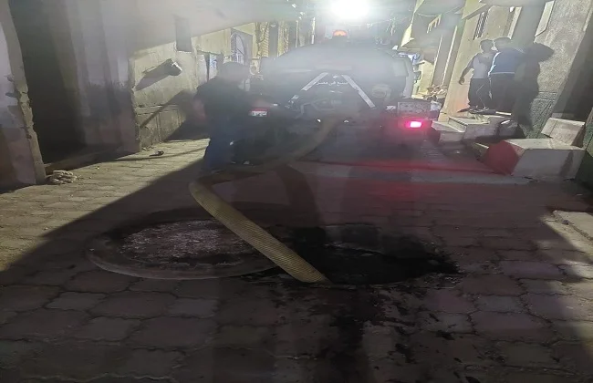 تدخل عاجل لحل مشكلات الصرف الصحي في ميت حبيش