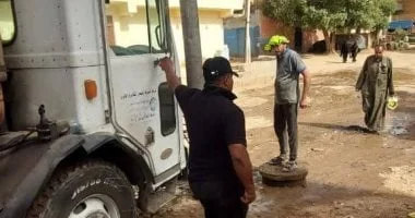 تطهير شامل لشبكات الصرف الصحي في أسوان