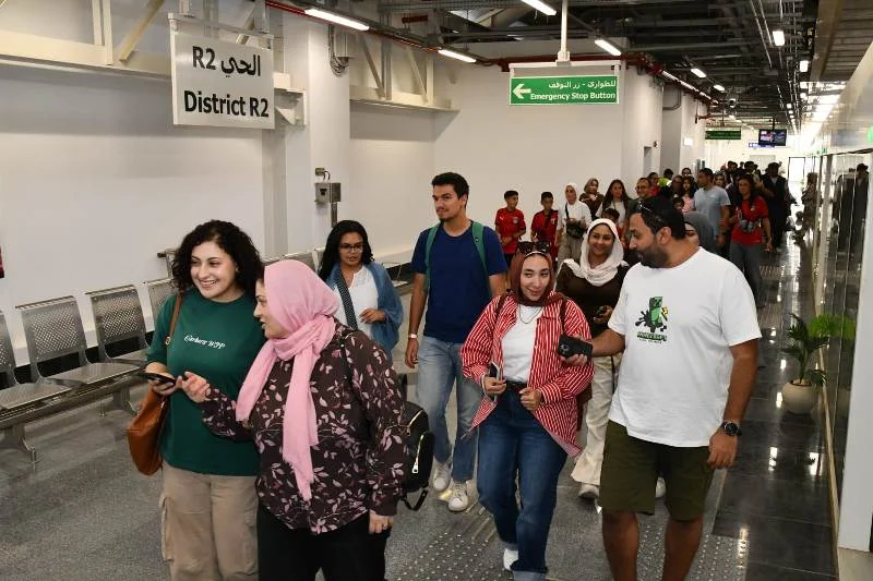 إقبال جماهيري على مونوريل النهر الأخضر لمناسبة كأس العالم