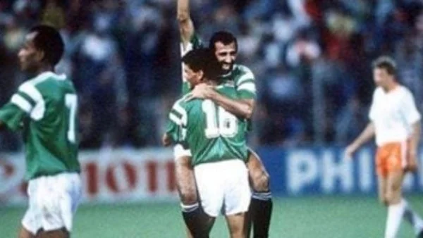 تعادل تاريخي لمصر أمام هولندا في كأس العالم 1990