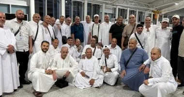 استقبال حافل لحجاج كفر الشيخ بعد أداء فريضة الحج