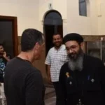 زيارة محافظ أسوان لكنيسة الشهيد مارجرجس بكوم أمبو