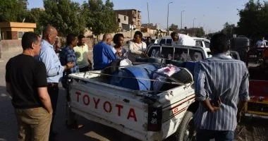 ضبط مركبات منتهية الترخيص في أسوان