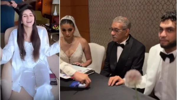 زفاف زياد ابن سيد رجب: لحظات مميزة ومكياج العروس