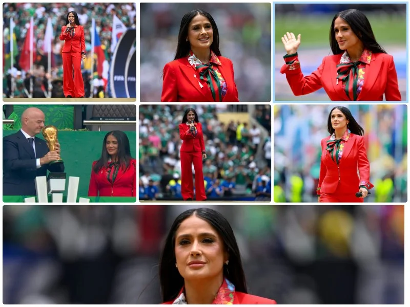 سلمى حايك تضيء افتتاح كأس العالم 2026 في المكسيك