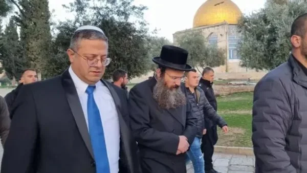 اقتحام وزير الأمن القومي الإسرائيلي حارة جابر بالخليل