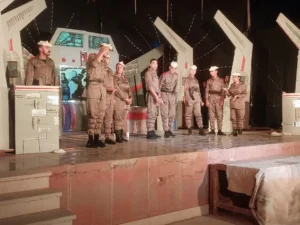 تريفوجا: عرض مسرحي يتناول آثار الحروب بأسيوط
