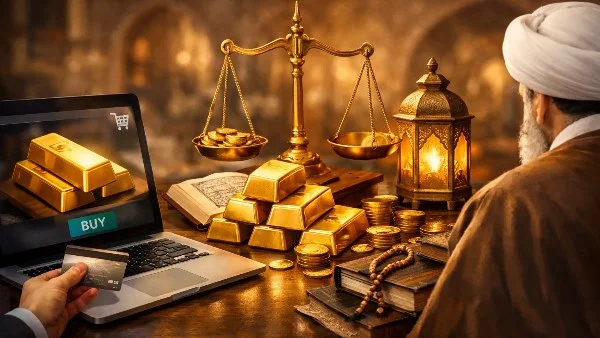 حكم شراء الذهب والفضة إلكترونياً