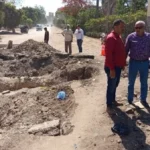 متابعة أعمال حفر الصرف الصحي في طوخ شبين القناطر