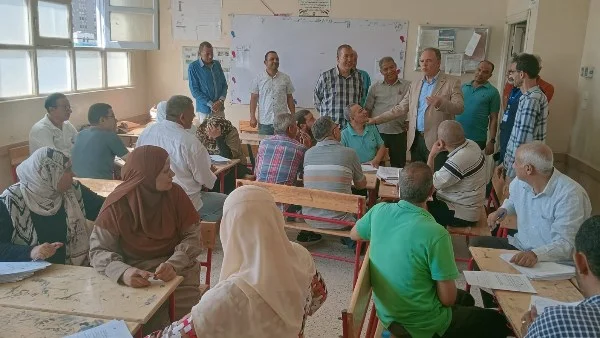 متابعة أعمال تقدير الشهادة الإعدادية بأسيوط