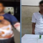 عامل يعتدي على سائق أجرة بقطعة زجاج في البحيرة