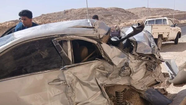 إصابة 4 طلاب في انقلاب سيارة بأسيوط