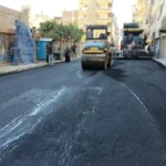 رصف شارع الفتح بفوه لتحسين البنية التحتية بكفر الشيخ