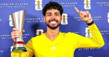محمود أبو ندى يُتوج أفضل لاعب في مباراة قطر وسويسرا