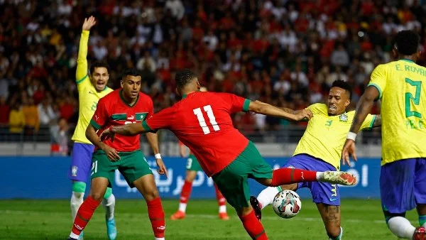 حالات تحكيمية مثيرة في مباراة المغرب والبرازيل