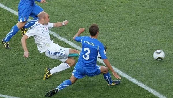 سلوفاكيا تُسقط إيطاليا في كأس العالم 2010