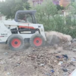 حملة نظافة وتمهيد طرق في أرمنت