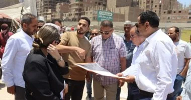 تطوير نزلات الطريق الدائري في القليوبية