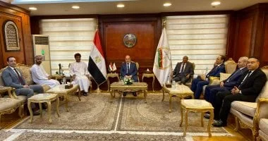 استقبل رئيس النيابة الإدارية وفدًا من سلطنة عمان