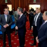 وزير المالية يزور استديو نجيب محفوظ والقناة الأولى