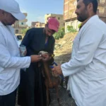 قافلة بيطرية مجانية تقدم خدماتها في خلوة ريشة بالغربية