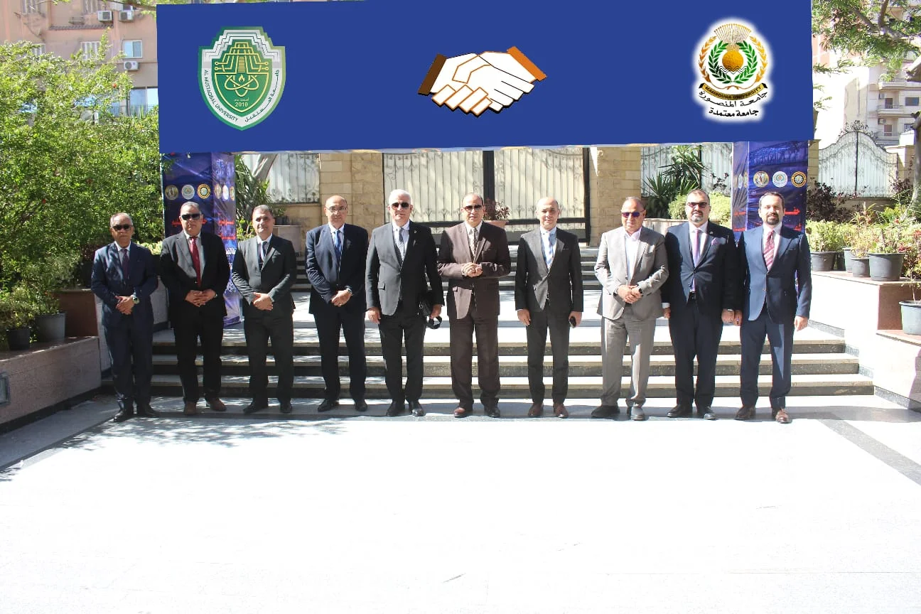 زيارة وفد جامعة المستقبل العراقية لجامعة المنصورة