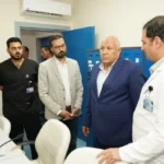 تفقد محافظ مطروح لمستشفى العلمين النموذجي