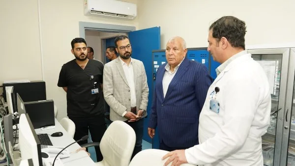 تفقد محافظ مطروح لمستشفى العلمين النموذجي
