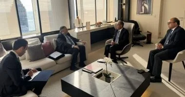 وزير الخارجية يناقش مشروع الربط الكهربائي مع "كوبيلوزوس"