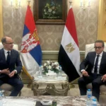 وزير الصحة المصري يستقبل رئيس وزراء صربيا في القاهرة