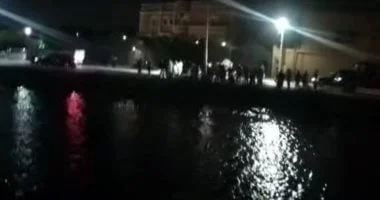 انقلاب سيارة ملاكي في ترعة المريوطية ومصرع مستقليها