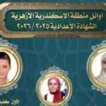 أوائل الشهادات الأزهرية في الإسكندرية لعام 2026