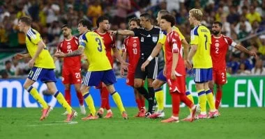 تونس تتعرض لهزيمة تاريخية أمام السويد في كأس العالم