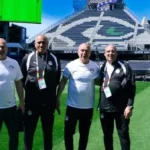 منتخب مصر يتفقد ملعب لومن فيلد قبل مواجهة بلجيكا