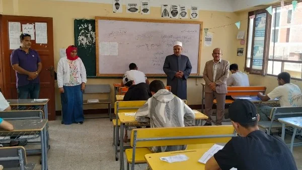 متابعة امتحانات الثانوية الأزهرية بالقنطرة غرب